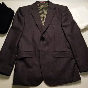 Charles Tyrwhitt Dark Grey Glen Check Suit